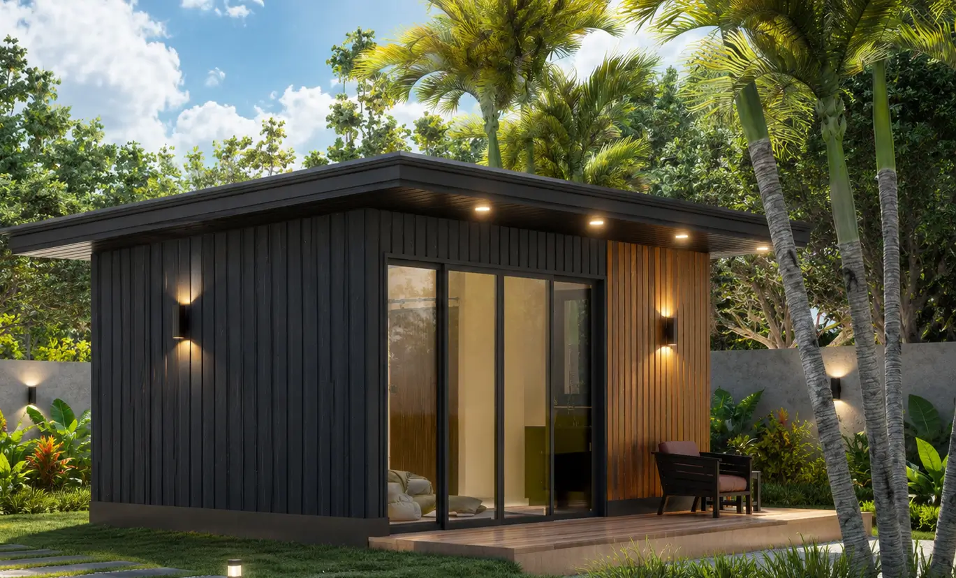 1.8 Mn Steel and Wood Blending Cabana image 1